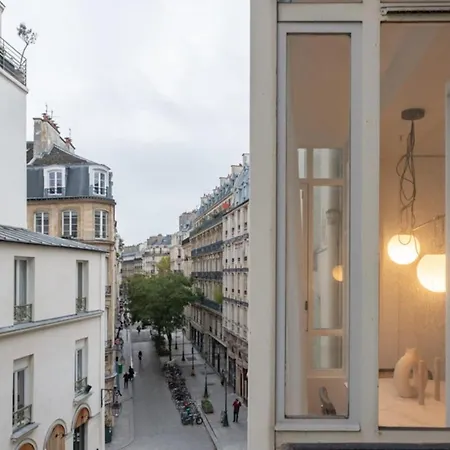Nice 37m With Balcony Near The Louvre Lägenhet
